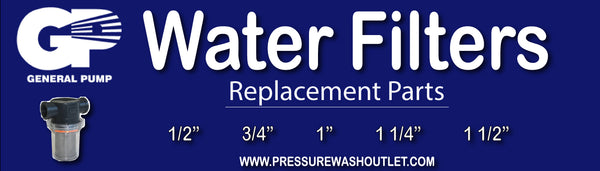 REPLACEMENT PARTS - WATER FILTERS by GENERAL PUMP